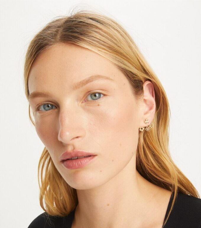 Pendientes Kira Clover Front-Back Pendientes Kira Clover Front-Back
