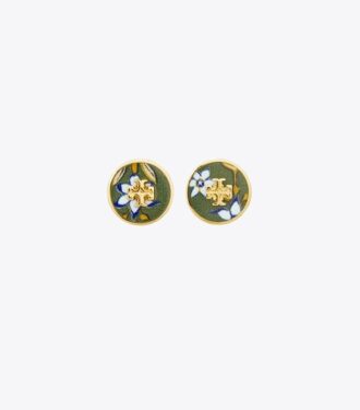 Pendientes Kira con círculos estampados