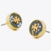Pendientes Kira con círculos estampados Pendientes Kira con círculos estampados