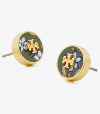 Pendientes Kira con círculos estampados