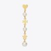 Pendientes Moondance con perlas y corazones Pendientes Moondance con perlas y corazones