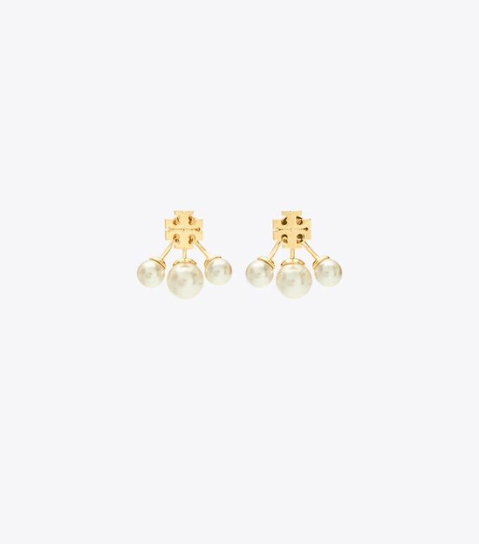 Pendientes Moondance Pearl Front-Back Pendientes Moondance Pearl Front-Back
