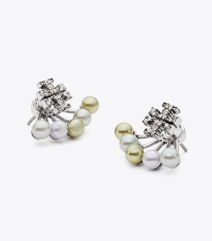 Pendientes Moondance Pearl Front-Back Pendientes Moondance Pearl Front-Back