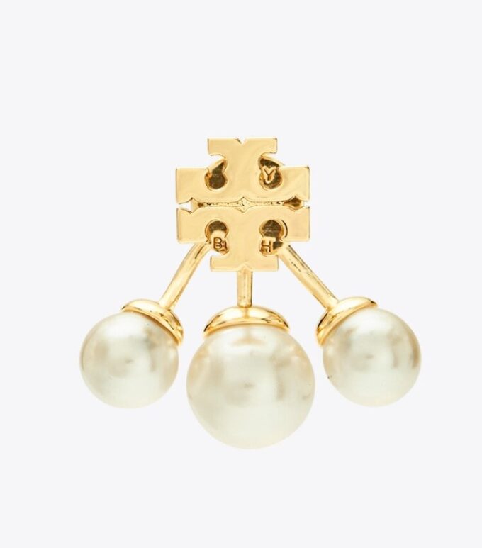 Pendientes Moondance Pearl Front-Back Pendientes Moondance Pearl Front-Back