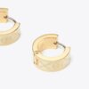 Pendientes pequeños Icon T Monogram Hoop