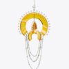 Pendientes tipo candelabro con cuentas y resina Pendientes tipo candelabro con cuentas y resina