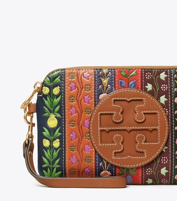 Perry Bombé Ribbon Ribbon Patchwork Wristlet