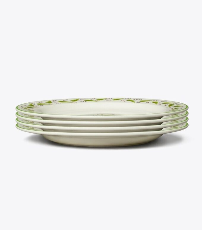 Plato de ensalada Feuille, juego de 4