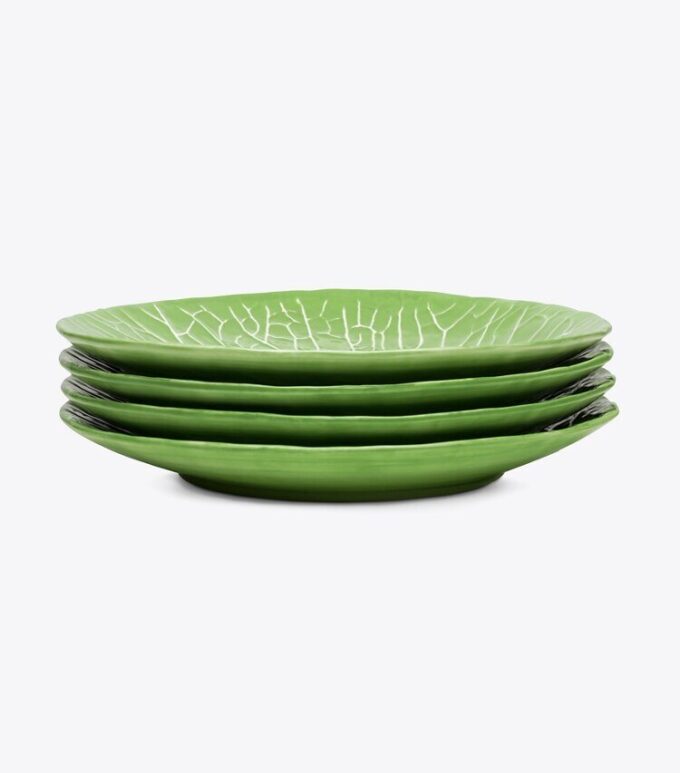 Plato de ensalada Lettuce Ware, juego de 4 Plato de ensalada Lettuce Ware, juego de 4