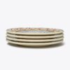 Plato de ensalada Mochaware, juego de 4