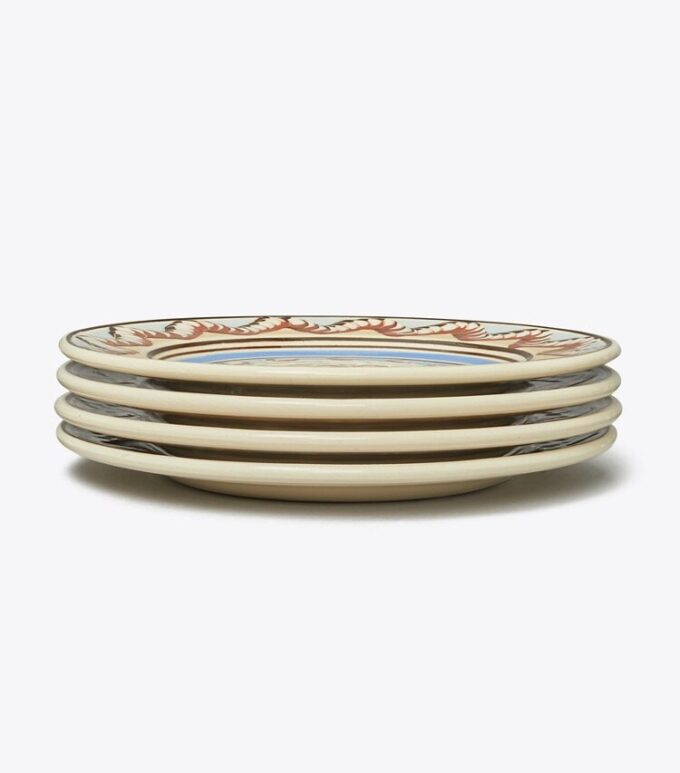 Plato de ensalada Mochaware, juego de 4
