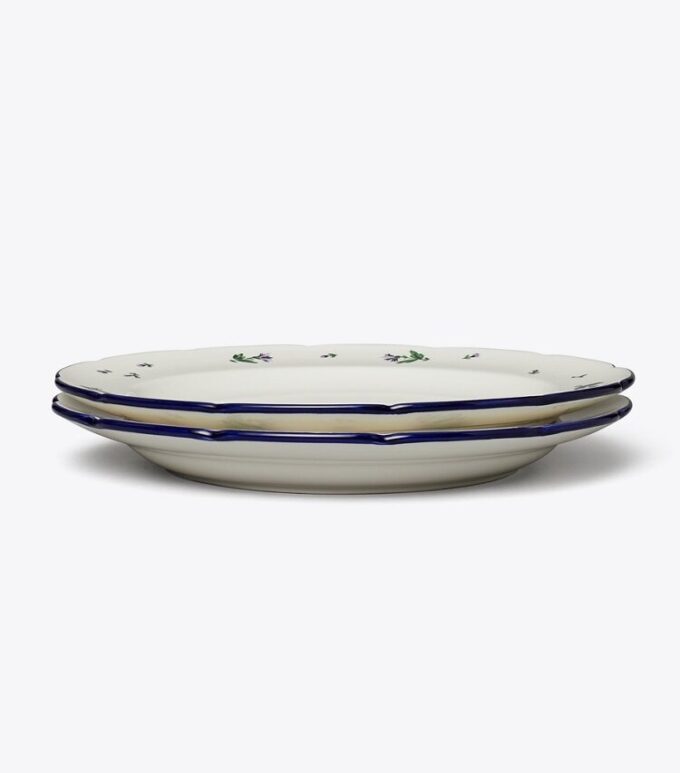 Plato llano Jolie Fleur, juego de 2