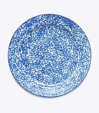 Plato llano Spongeware, juego de 2