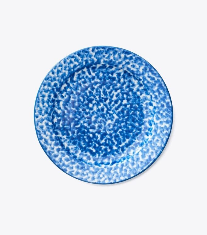Plato para canapés Spongeware, juego de 6 Plato para canapés Spongeware, juego de 6