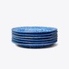 Plato para canapés Spongeware, juego de 6 Plato para canapés Spongeware, juego de 6