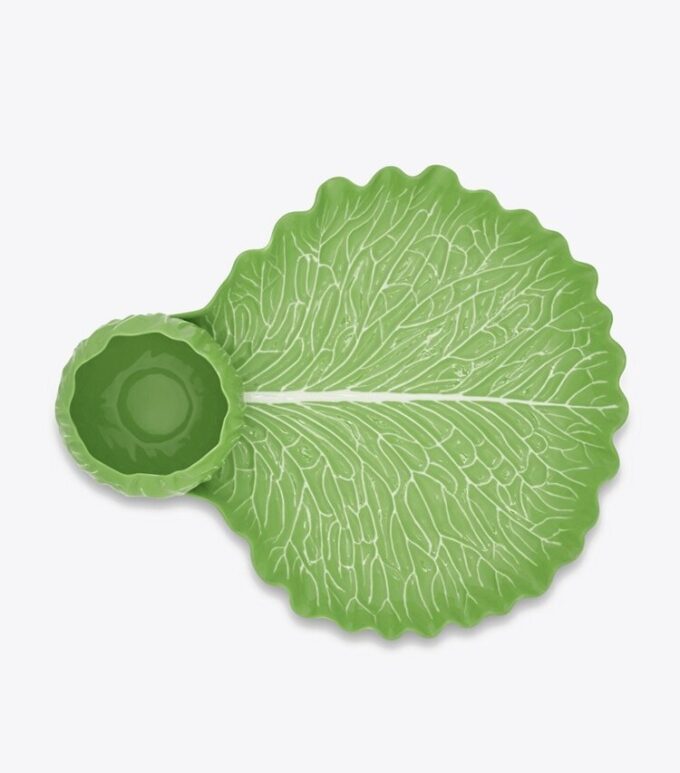 Plato para crudités Lettuce Ware