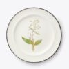 Platos de ensalada con flores lilas, juego de 4 Platos de ensalada con flores lilas, juego de 4