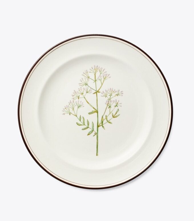 Platos de ensalada con flores lilas, juego de 4 Platos de ensalada con flores lilas, juego de 4