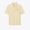 Polo de algodón con bordado de pájaro