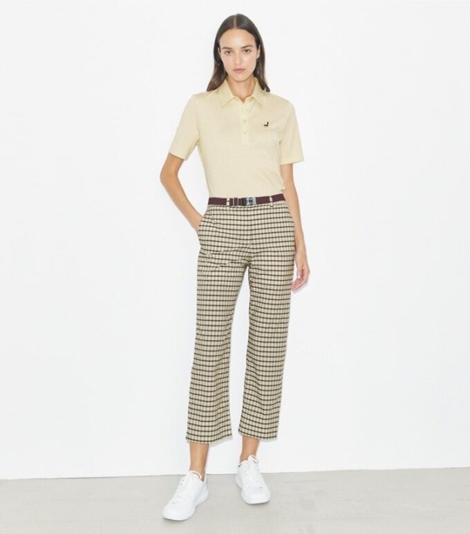 Polo de algodón con bordado de pájaro
