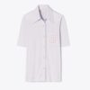 Polo de algodón mercerizado bordado