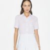 Polo de algodón mercerizado bordado