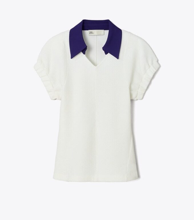 Polo de algodón y seda
