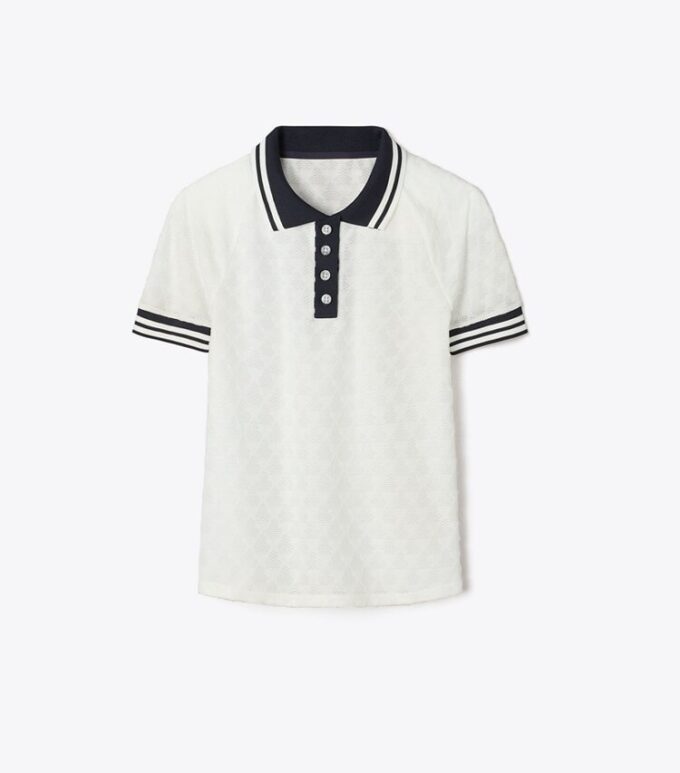 Polo de jacquard de rizo Polo de jacquard de rizo