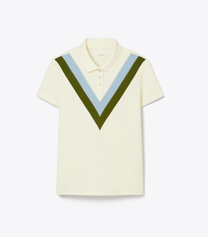 Polo de piqué Chevron de alto rendimiento Polo de piqué Chevron de alto rendimiento