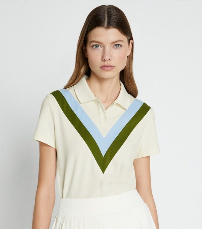 Polo de piqué Chevron de alto rendimiento Polo de piqué Chevron de alto rendimiento