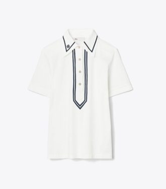 Polo retro de algodón mercerizado Polo retro de algodón mercerizado