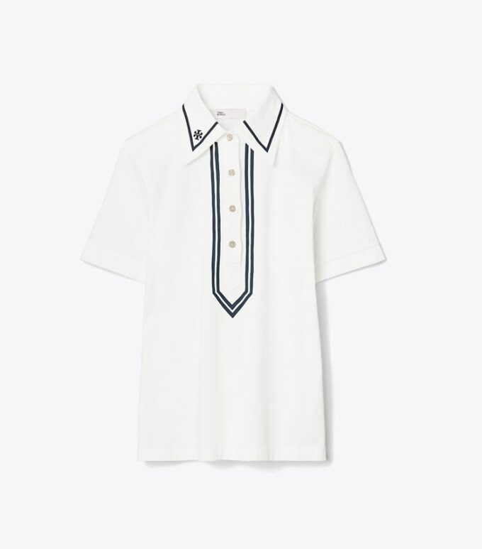 Polo retro de algodón mercerizado Polo retro de algodón mercerizado