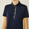 Polo técnico de piqué con volantes Polo técnico de piqué con volantes
