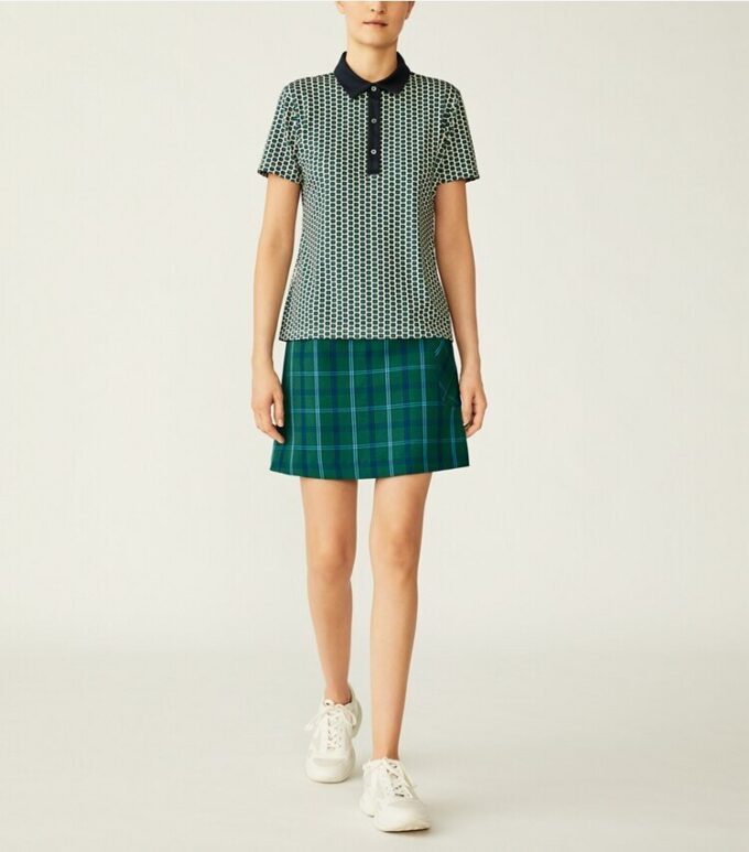 Polo técnico estampado de piqué
