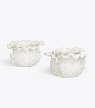Portavelas Lettuce Ware, juego de 2