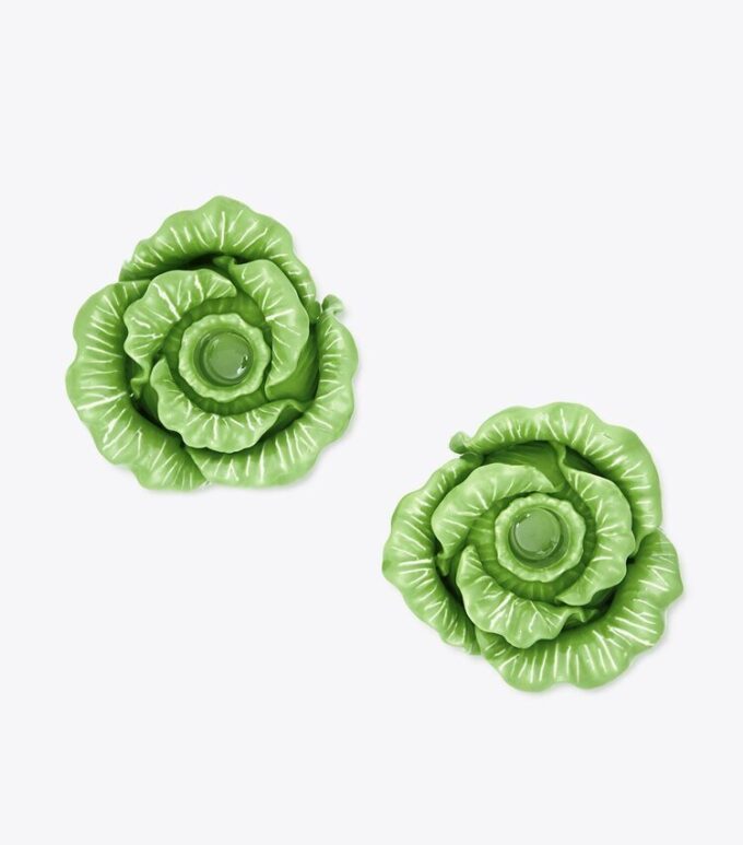 Portavelas Lettuce Ware, juego de 2 Portavelas Lettuce Ware, juego de 2