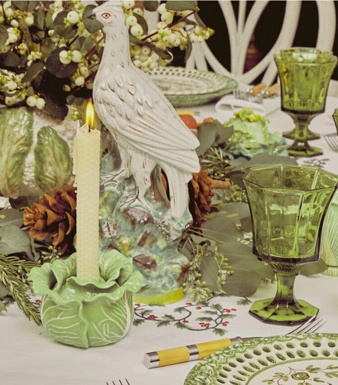 Portavelas Lettuce Ware, juego de 2 Portavelas Lettuce Ware, juego de 2