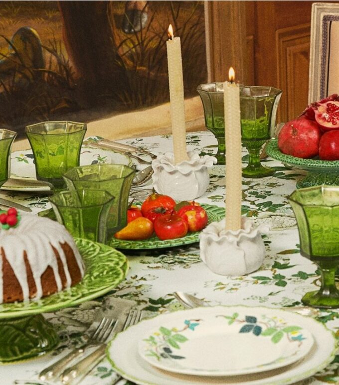 Portavelas Lettuce Ware, juego de 2 Portavelas Lettuce Ware, juego de 2