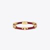 Pulsera apilable con relieve de cocodrilo Serif-T