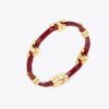 Pulsera apilable con relieve de cocodrilo Serif-T