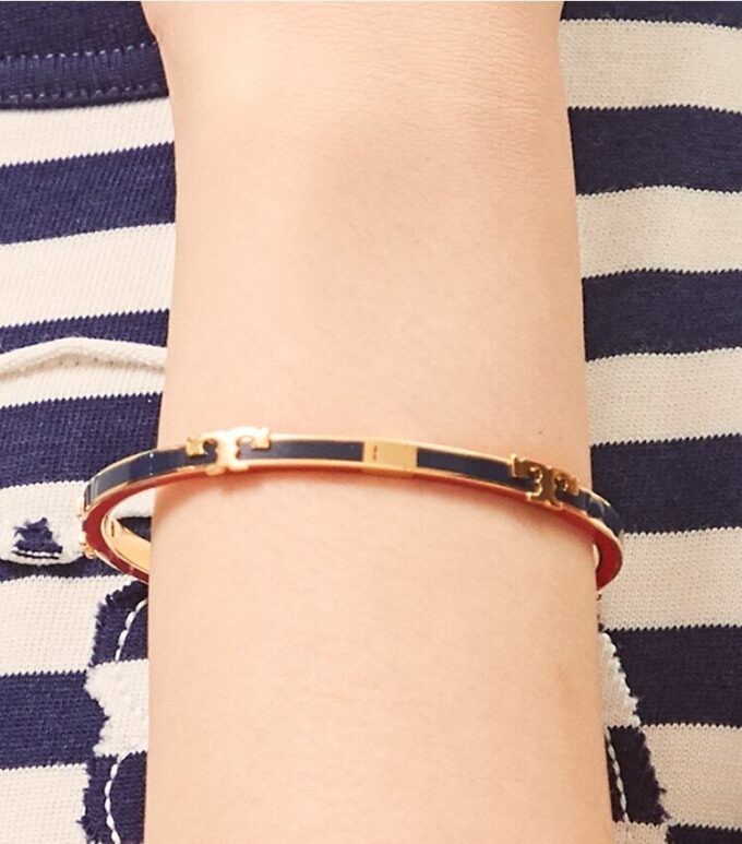 Pulsera apilable esmaltada Serif-T