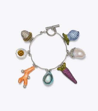 Pulsera con dijes de verduras Curiosity Pulsera con dijes de verduras Curiosity