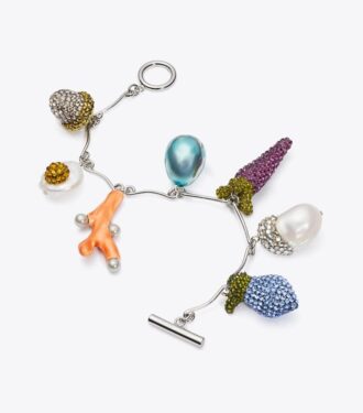 Pulsera con dijes de verduras Curiosity Pulsera con dijes de verduras Curiosity