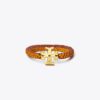 Pulsera de cuero trenzado Roxanne Pulsera de cuero trenzado Roxanne