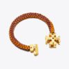 Pulsera de cuero trenzado Roxanne Pulsera de cuero trenzado Roxanne