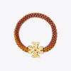 Pulsera de cuero trenzado Roxanne Pulsera de cuero trenzado Roxanne