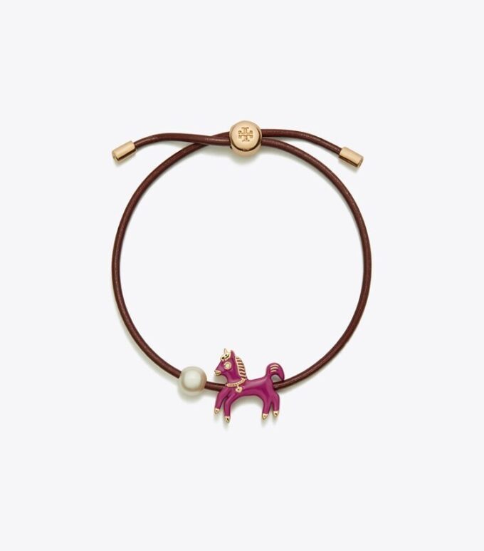 Pulsera deslizante con caballo esmaltado Curiosity Pulsera deslizante con caballo esmaltado Curiosity