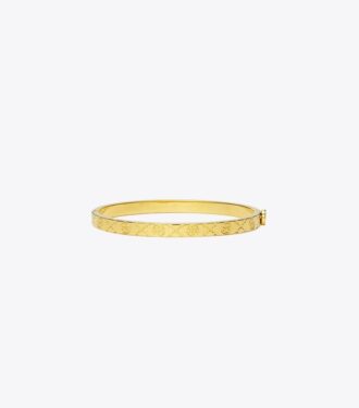 Pulsera fina con bisagra y T Monogram