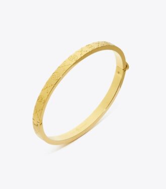 Pulsera fina con bisagra y T Monogram