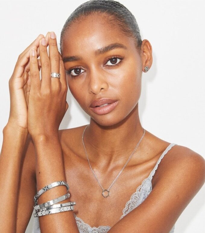 Pulsera Icon T Monogram Pavé Hinge